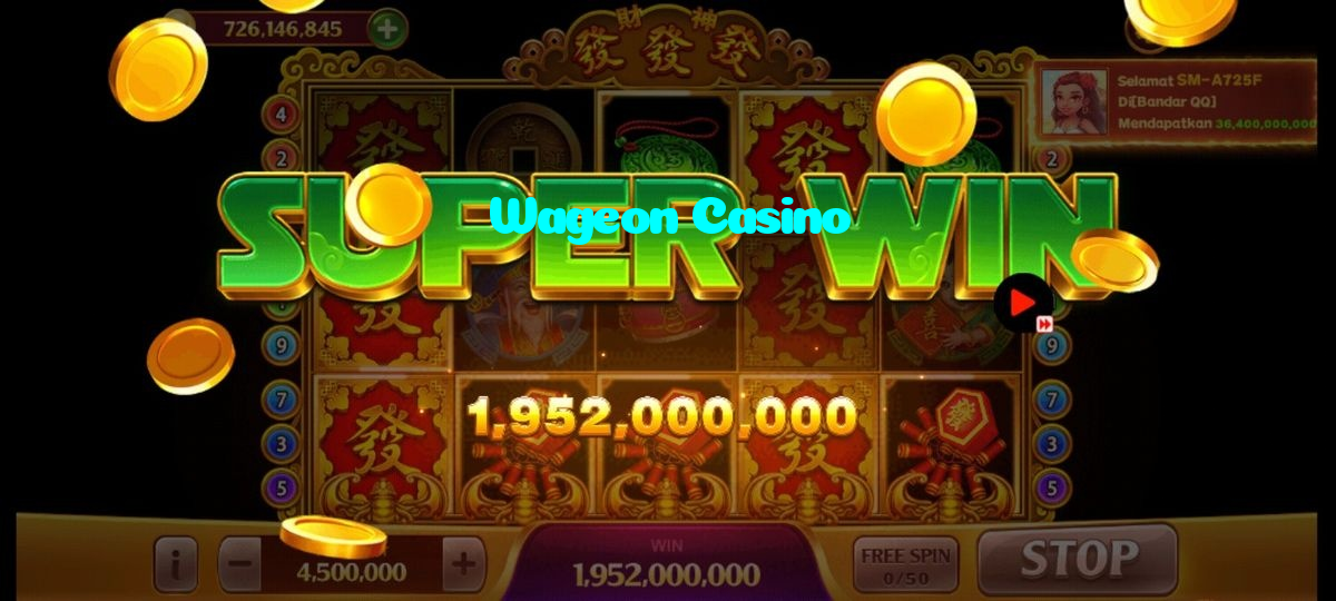Wageon Casino casino presented on mobile device in Pakistan with slots and live games